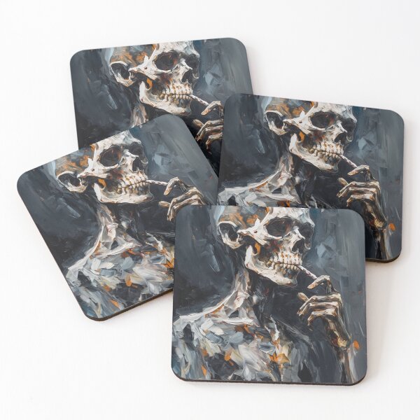 Item preview, Smoke Bones: Acrylic Modern Art Skeleton Design V.38 designed and sold by Pexelpanoramas.