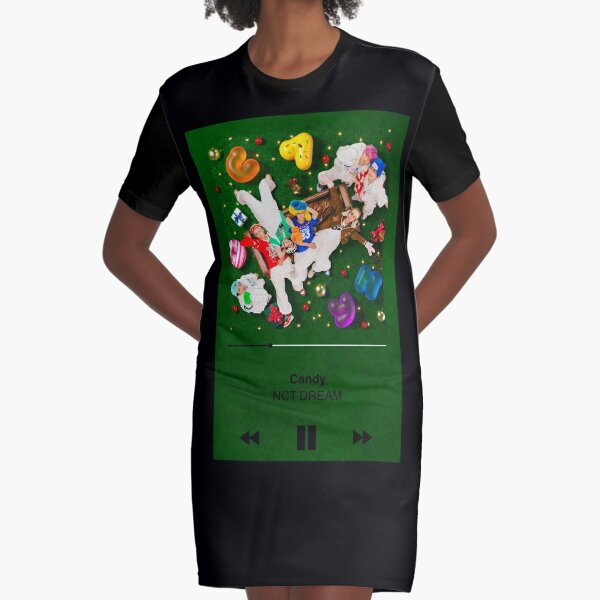 NCT DREAM - Candy Music Player Graphic T-Shirt Dress