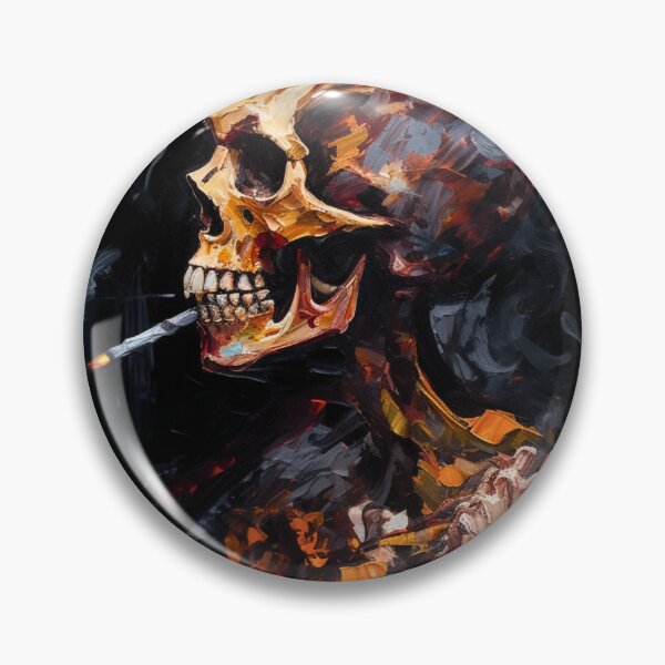 Item preview, Smoke Bones: Acrylic Modern Art Skeleton Design V.39 designed and sold by Pexelpanoramas.
