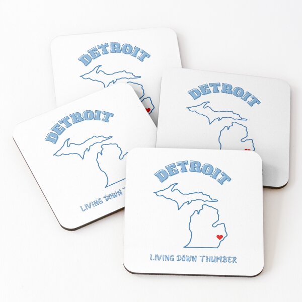 Item preview, Detroit Living Down Thumber designed and sold by TorrezvilleTees.
