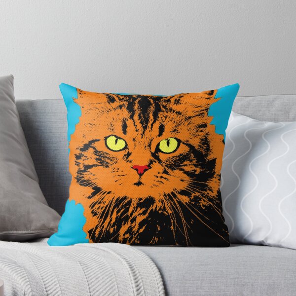 Item preview, CAT POP ART BLUE designed and sold by NYWA-ART.
