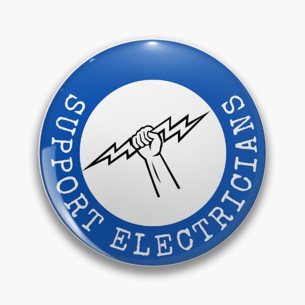 Item preview, Support Electricians l Blue designed and sold by GabbyC03.