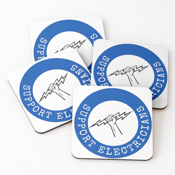 Item preview, Support Electricians l Blue designed and sold by GabbyC03.