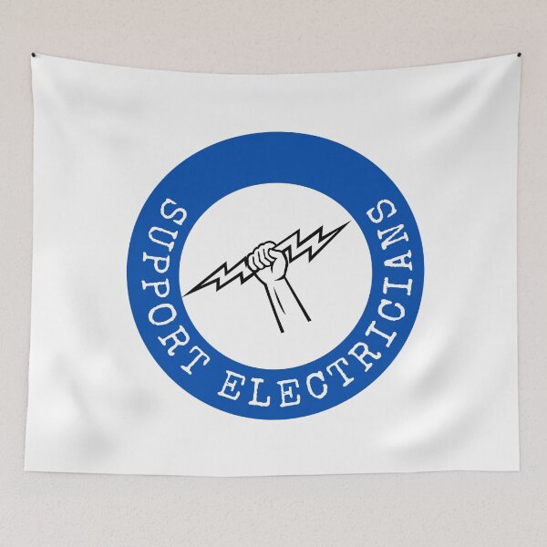 Item preview, Support Electricians l Blue designed and sold by GabbyC03.