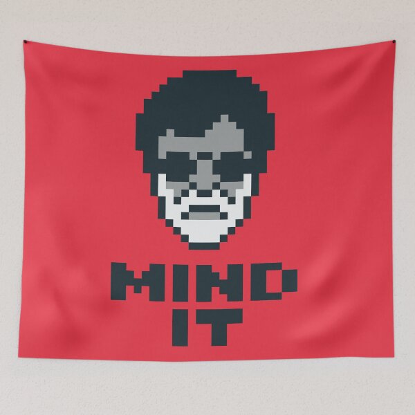 Item preview, Mind it Rajini Pixel designed and sold by 8bitbaba.