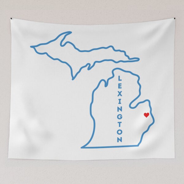 Item preview, Lexington MI Love (Blue) designed and sold by TorrezvilleTees.