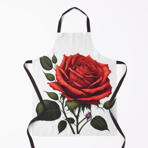 Item preview, Bright Red Stemmed Rose Design designed and sold by TGAL2.