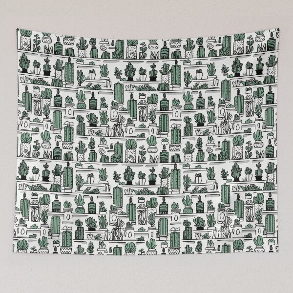 Item preview, Cute Cartoon Cactus Pattern iPhone case, T-Shirts, Mugs, Tapestries, and More designed and sold by Kayden Kelley.
