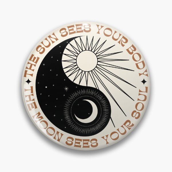 Item preview, The Sun Sees Your Body The Moon Sees Your Soul - Boho quotes designed and sold by wolfandbird.