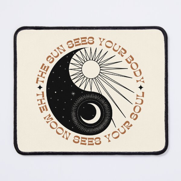 Item preview, The Sun Sees Your Body The Moon Sees Your Soul - Boho quotes designed and sold by wolfandbird.