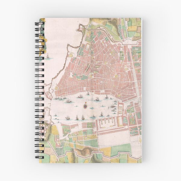 Item preview, Vintage Marseille France Map (1743) Old French Riviera City Atlas designed and sold by BravuraMedia.