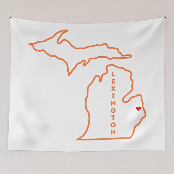 Item preview, Lexington MI Love (orange) designed and sold by TorrezvilleTees.