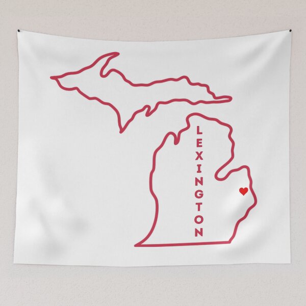 Item preview, Lexington MI Love (red) designed and sold by TorrezvilleTees.
