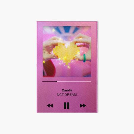 NCT DREAM - Candy Music Player Art Board Print
