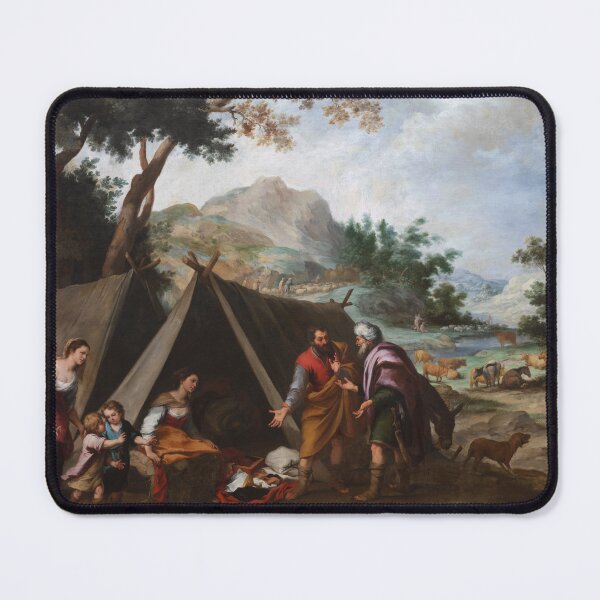 Item preview, Laban Searching for his Stolen Household Gods | Bartolome Esteban Murillo | 1670 Baroque Biblical Art designed and sold by CJET.
