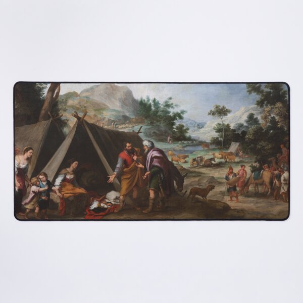 Item preview, Laban Searching for his Stolen Household Gods | Bartolome Esteban Murillo | 1670 Baroque Biblical Art designed and sold by CJET.