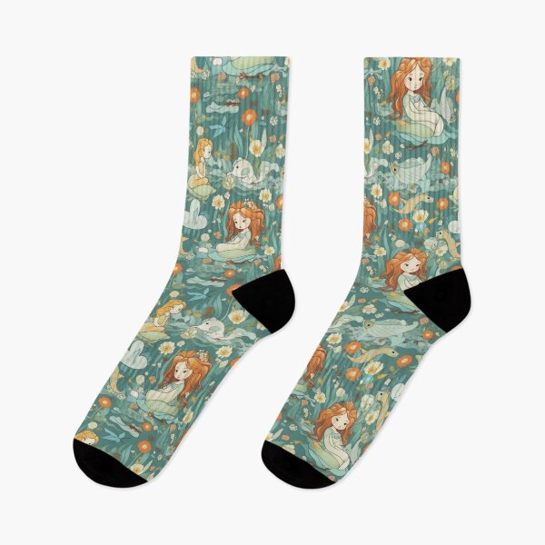Item preview, Little Mermaid Andersen designed and sold by Alessandro Remo Mazzoni Remotextiles.