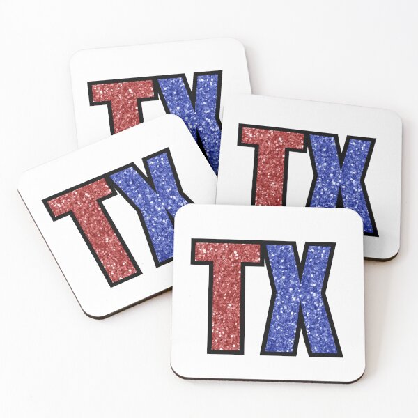 Item preview, red and blue glitter tx designed and sold by mtayzart.