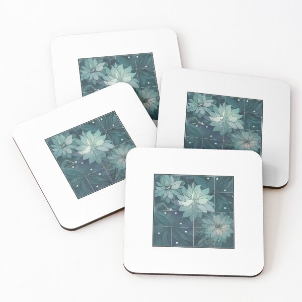 Item preview, Digital flower tiles designed and sold by ColorWond3r.