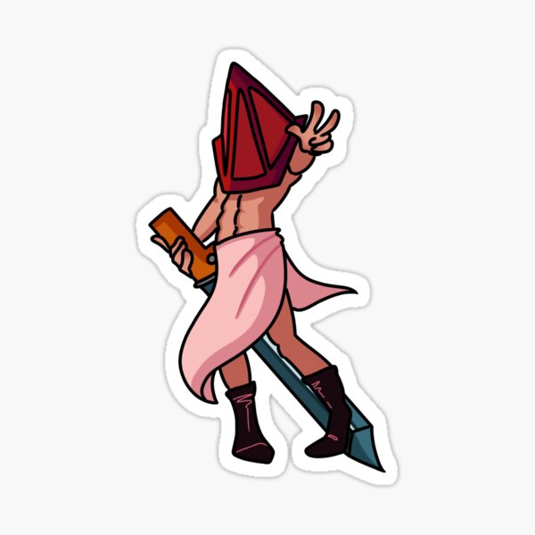 Pyramid Head Sticker for Sale by eriowos