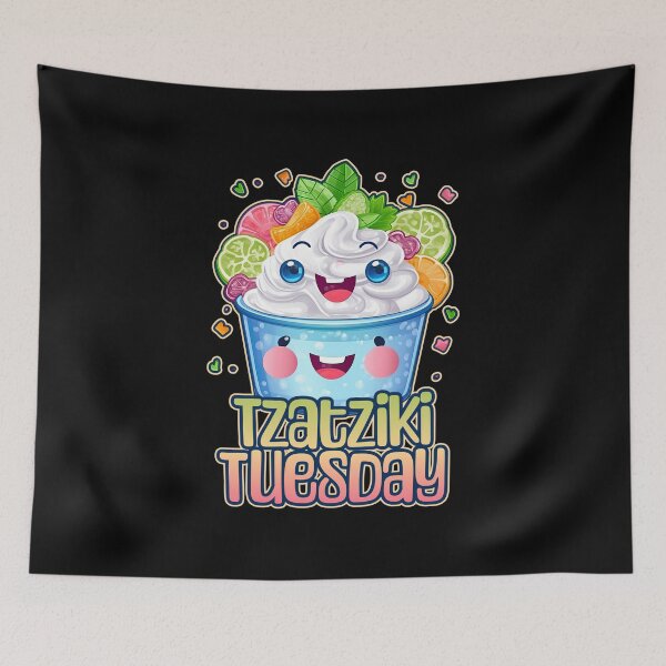 Item preview, Tzatziki Tuesday Foodie Design designed and sold by danielliamgill.