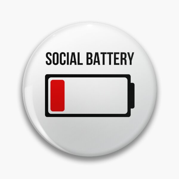 Item preview, Social Battery designed and sold by owlHouseINK.