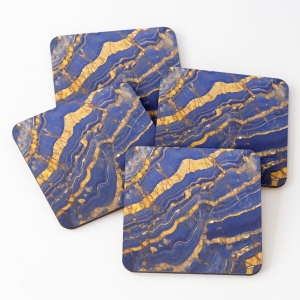 Item preview, Lapis Lazuli Magic: Golden Veins of Elegance designed and sold by SweetWhiskers.