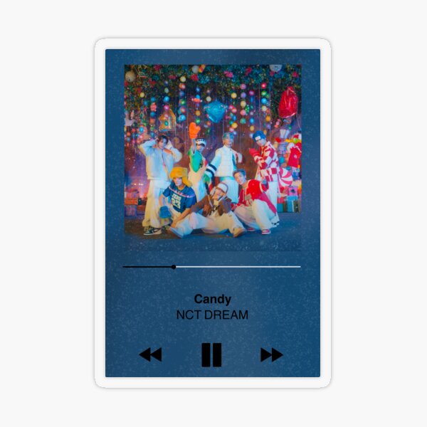 NCT DREAM - Candy Music Player Transparent Sticker