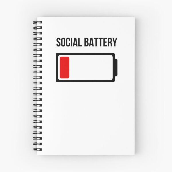 Item preview, Social Battery designed and sold by owlHouseINK.