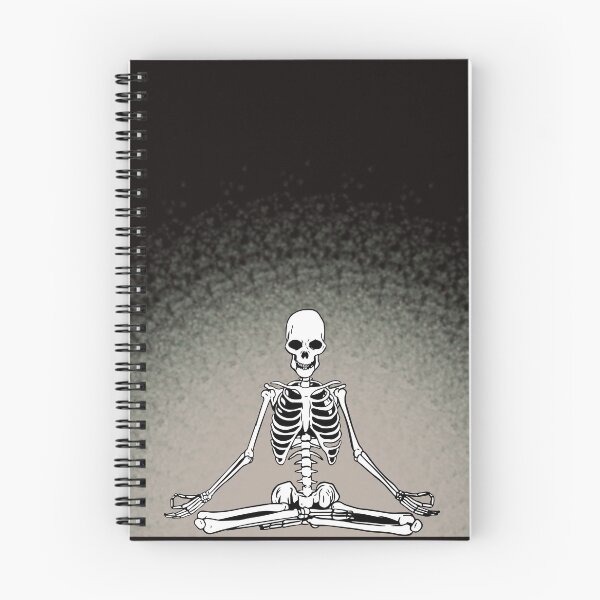 Item preview, meditating skeleton designed and sold by misslizzyspin.