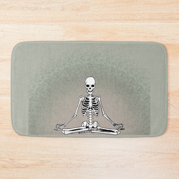 Item preview, meditating skeleton designed and sold by misslizzyspin.