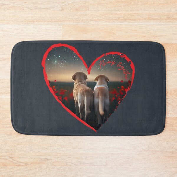 Item preview, Labrador Duo Amidst Poppy Fields Always Together - Dog Art designed and sold by Woof-n-Wear.