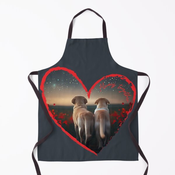 Item preview, Labrador Duo Amidst Poppy Fields Always Together - Dog Art designed and sold by Woof-n-Wear.
