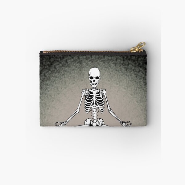 Item preview, meditating skeleton designed and sold by misslizzyspin.