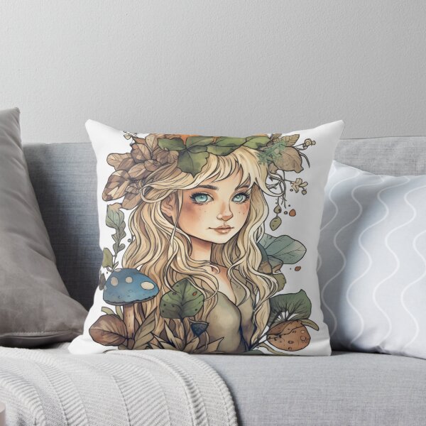 Item preview, Mushroom Cap Blonde Forest Fairy designed and sold by theforestfairy.