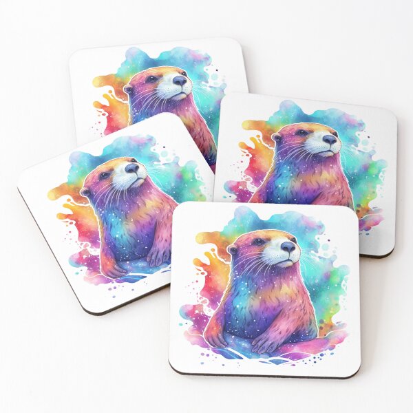 Item preview, Space Otter designed and sold by Moth & Antler Media.