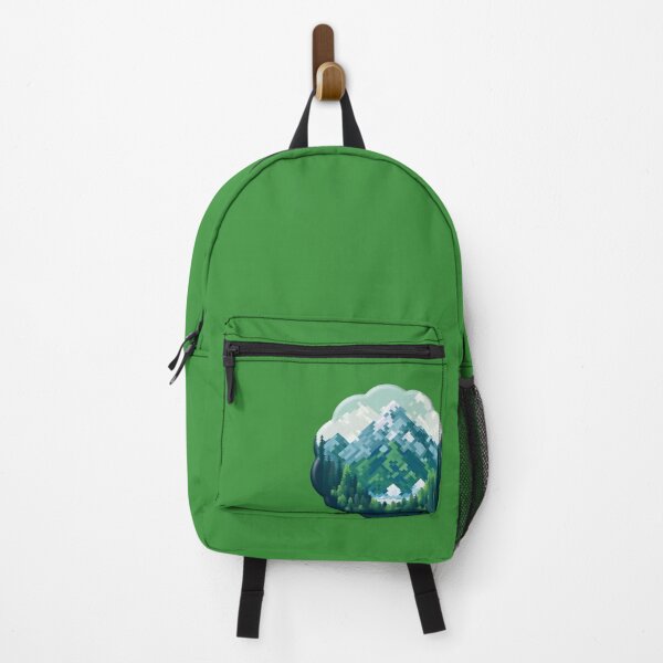 Item preview, Scenic Mountain Range Pixel Art designed and sold by BloomingPixel.