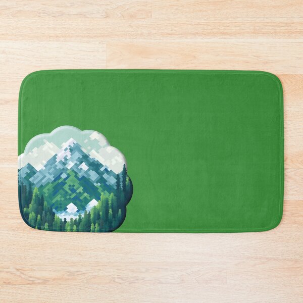 Item preview, Scenic Mountain Range Pixel Art designed and sold by BloomingPixel.