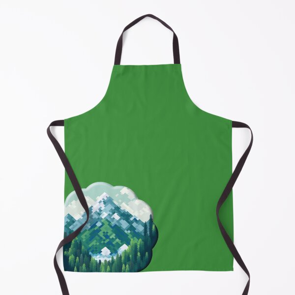 Item preview, Scenic Mountain Range Pixel Art designed and sold by BloomingPixel.