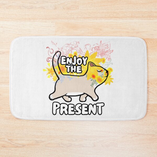 Item preview, Enjoy The Present - Flower Cat  designed and sold by ViewerEqualsPhoton.