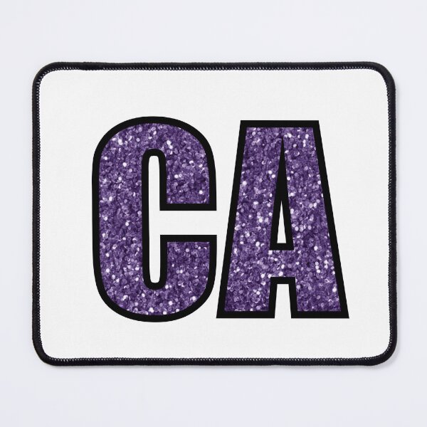 Item preview, purple glitter california CA designed and sold by mtayzart.