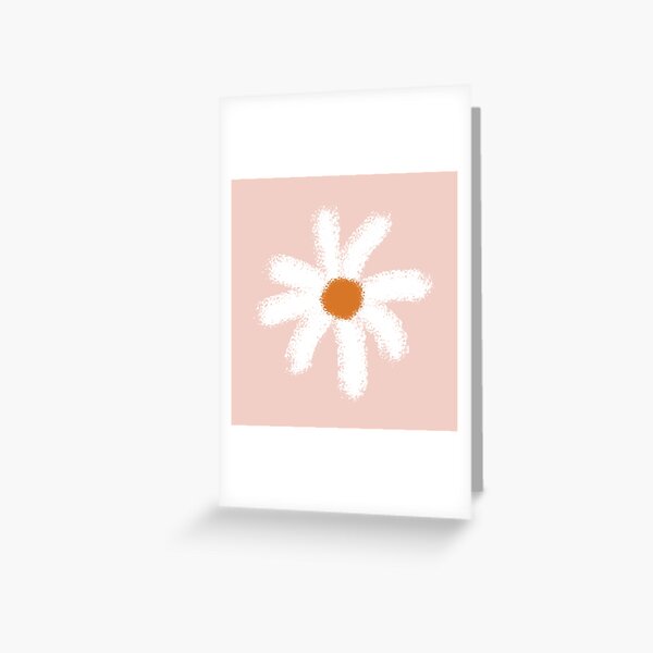 Daisy on Pink Greeting Card