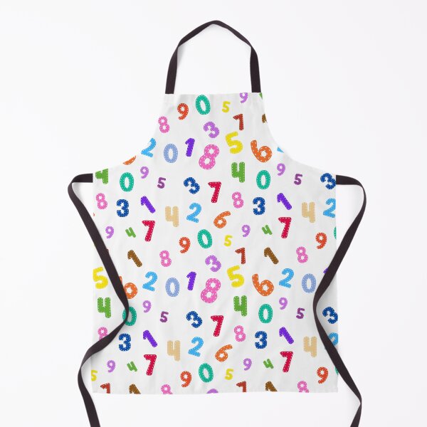 Item preview, Little Kid School Number Pattern on White designed and sold by sweetbelle.