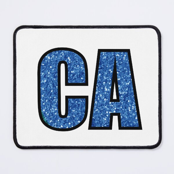 Item preview, blue glitter california CA designed and sold by mtayzart.