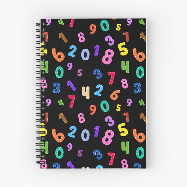 Item preview, Little Kid School Number Pattern on Black designed and sold by sweetbelle.