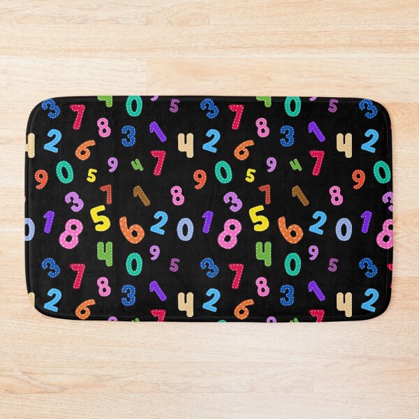 Item preview, Little Kid School Number Pattern on Black designed and sold by sweetbelle.
