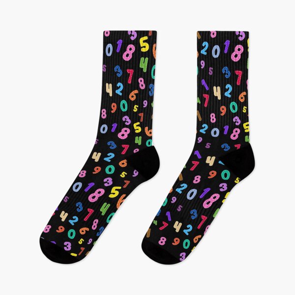 Item preview, Little Kid School Number Pattern on Black designed and sold by sweetbelle.