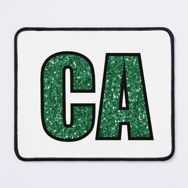 Item preview, green glitter california CA designed and sold by mtayzart.