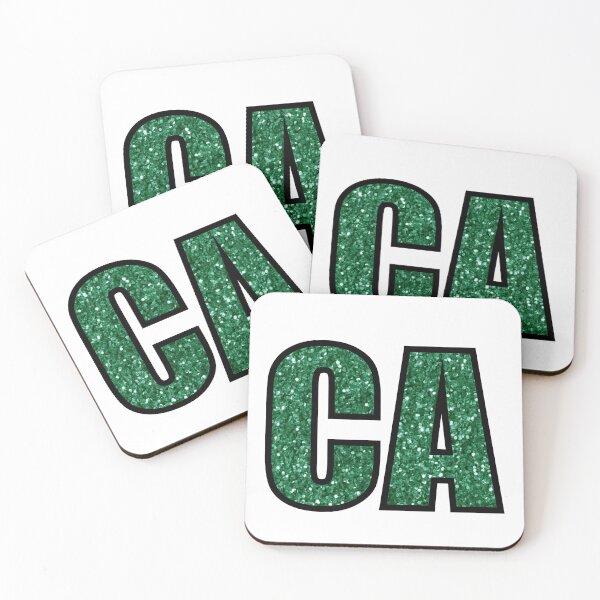 Item preview, green glitter california CA designed and sold by mtayzart.