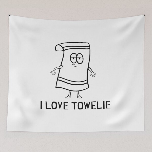 Item preview, I Love Towelie white and black designed and sold by MuhammadReid.